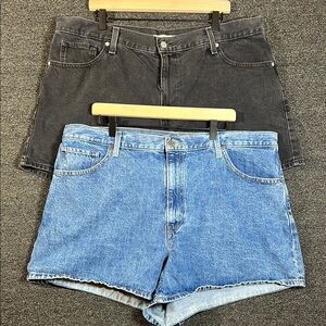 Levi’s High Waisted Mom Shorts Bundle, Women’s 20W Plus Size